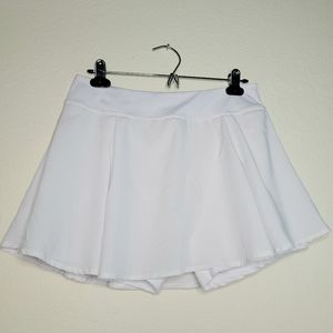 Mini Sport Athletic White Shorts Skirt Size L